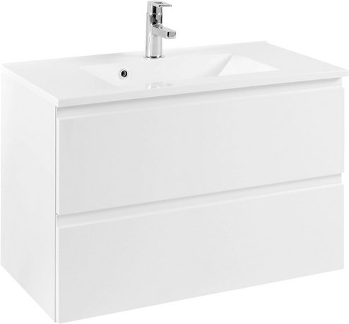 HELD MÖBEL Waschplatz »Cardiff«, B x T x H: 80 x 47 x 56 cm, weiß - weiss