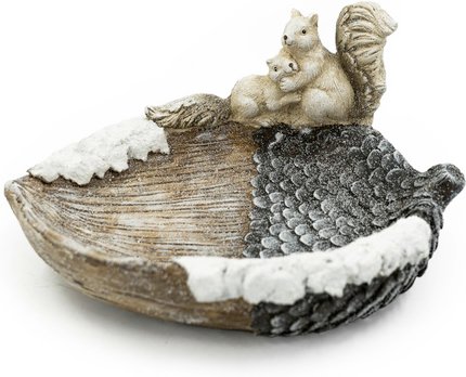 NOOR living Schale, BxH: 28 x 18 cm, Magnesia, braun