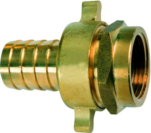 Mr. GARDENER Standrohrverschraubung, Messing - goldfarben