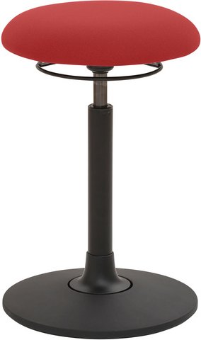 Mayer Sitzmöbel Hocker »1166«, Breite: 40 cm, höhenverstellbar, Polyester, rot