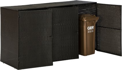 MERXX Mülltonnenbox »Mülltonnenbox braun«