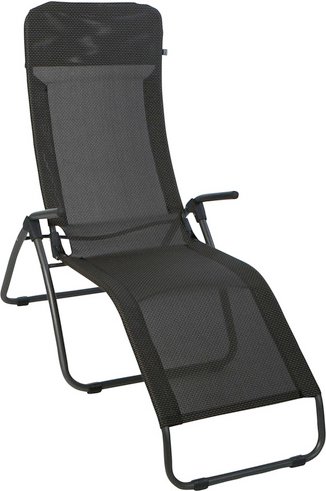 SUNGÖRL Bäderliege »Phönix Eco Magic«, Stahl/Textilen, Klappfunktion - grau