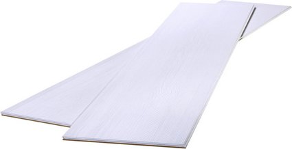 MODERNA Design-Paneel »Urbano«, weiß, foliert, Holz, Stärke: 10 mm, mit Mini-Fuge - weiss