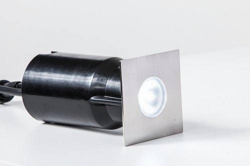 HEISSNER Spot »SMART LIGHT«, 3W, RGB, Edelstahl, quadratisch - silberfarben