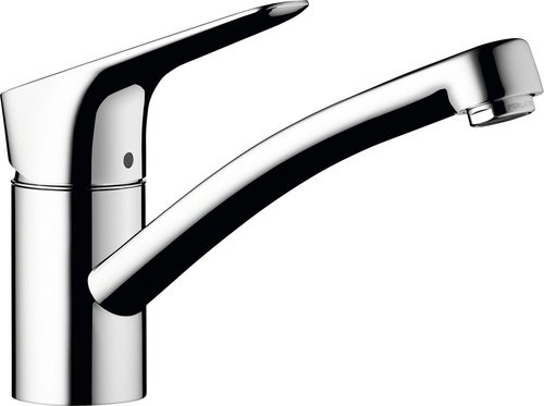 HANSGROHE Einhebelmischer »MyCube«, für die Küche, Anschluss: 3/8", Messing - silberfarben