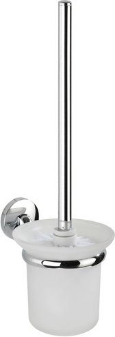 WENKO Wand WC »Cuba«, Zinkdruckguss/Glas, chromfarben - silberfarben