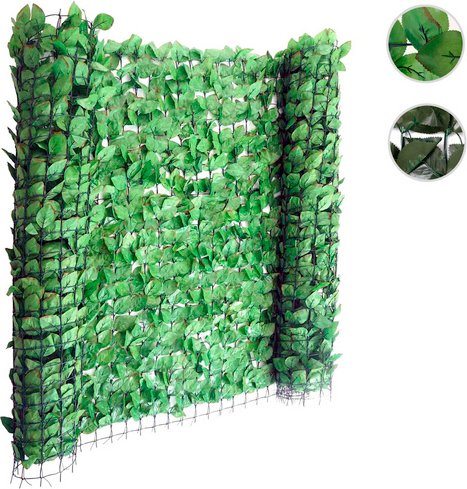 MVG Balkonsichtschutz »MVG-T811«, Kunststoff, Ausführung: Buchenhecke, LxH: 300 x 100 cm, hell - gruen