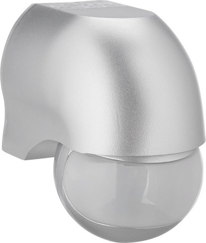 REV-Ritter Bewegungsmelder, Kunststoff, Silber, Außen, 1200 W, Wandmontage, 12 min - silberfarben
