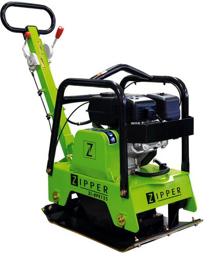 ZIPPER Rüttelplatte »ZI-RPE125«, Bleifreies Benzin, 4,1 kW - gruen