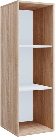 VCM Regal »Lona I«, BxHxL: 37 x 110 x 35,3 cm, Holzwerkstoff - braun