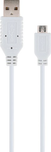 SCHWAIGER Kabel, Micro USB 2,0 m USB 2.0A Stecker/USB MicroB, weiss