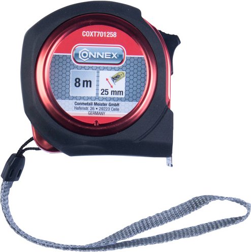 CONNEX Rollbandmaß, 8000 mm - schwarz