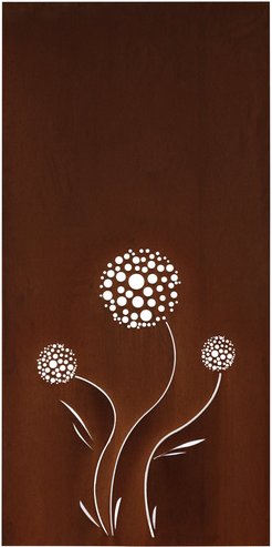 FLORAWORLD Sichtschutz »Leone«, Stahl, HxL: 158 x 90 cm - braun