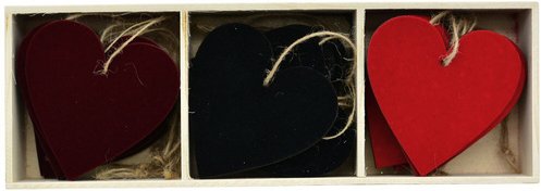 Flowerbox Dekofigur - rot | schwarz