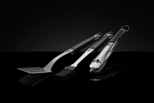 Napoleon Grillbesteck, Edelstahl - silberfarben