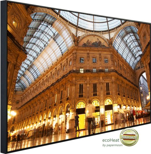 papermoon Infrarotheizung »EcoHeat - Galerie Interieur Mailand«, Matt-Effekt - bunt