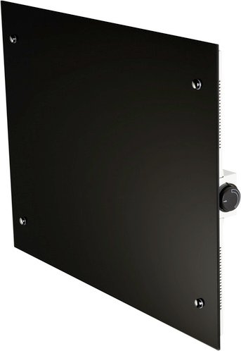 JOLLYTHERM Infrarot-Glasheizkörper, BxH: 55 x 70 cm, max. Heizleistung: 500 W - schwarz