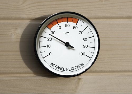 WEKA Thermometer, für: Infrarotkabinen, weiß - weiss