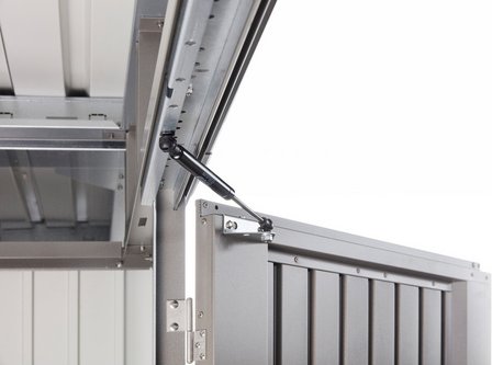 BIOHORT Druckfeder, 75N, für Gerätehaus AvantGarde ECO, 1 Stück, grau