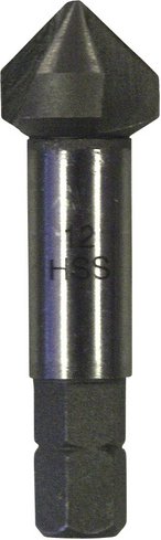 CONNEX Senkbohrer, 1/4"-Sechskant, Ø 12 mm - grau