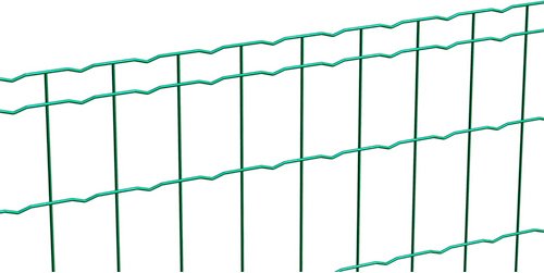Thumbnail - Schweißgitter, Stahl, grün, LxH: 2500 x 81 cm - gruen