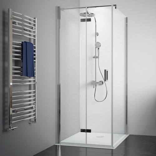 BREUER Seitenwand »Panorama«, B x H: 75 x 200 cm - silberfarben