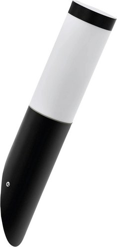 CASAYA Außenwandleuchte »Montallegro«, E27, max.1x15W, sw/weiss, (HxL): 40,5 x 7,5 cm - schwarz