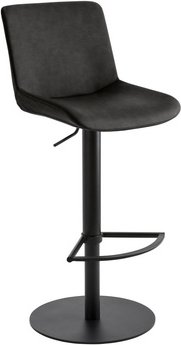 Mayer Sitzmöbel Barhocker »1387«, Breite: 41 cm, höhenverstellbar, Kunstleder, grau