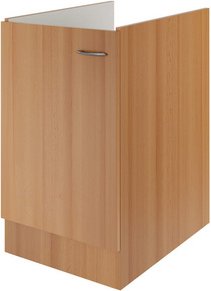 Thumbnail - Flex-Well Spülenunterschrank »Nano«, Anschlagrichtung: frei wählbar, melaminbeschichtete Spanplatte - braun