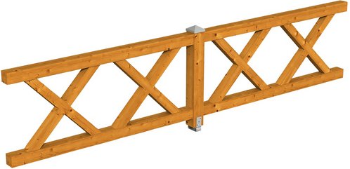 Thumbnail - SKANHOLZ Brüstung, B x H: 400 x 84 cm, Holz, Farbe: eiche hell