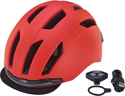 PROPHETE Fahrradhelm »ECO Urban«, Inmold Technologie, Größe: 58-61 cm, rot