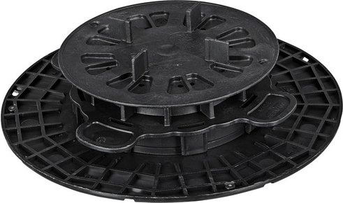 Mr. GARDENER Plattenlager, Kunststoff, für Plattenbeläge - schwarz