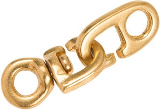 CONACORD Drehwirbel, Länge: 60 mm - braun