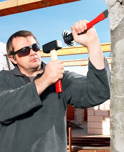 CONNEX Schutzbrille »Schutzbrille »schwarz, Gläser getönt««, Kunststoff, schwarz