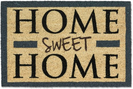 Astra Fußmatte »Coco Style«, Höhe: 1,4 cm, Rutschfest, Antibakteriell, Kokos - bunt