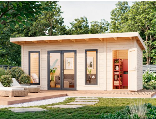 PALMAKO Gartenhaus »Aurelia« - grau