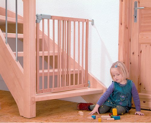 Thumbnail - DOLLE Sicherheitsgitter »Pia«, Breite: 75,6 - 110,4 cm, Holz - braun