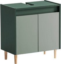 SCHILDMEYER Waschbeckenunterschrank »Lovis «, BxH: 56,9 x 60,1 cm, waldgrün - gruen