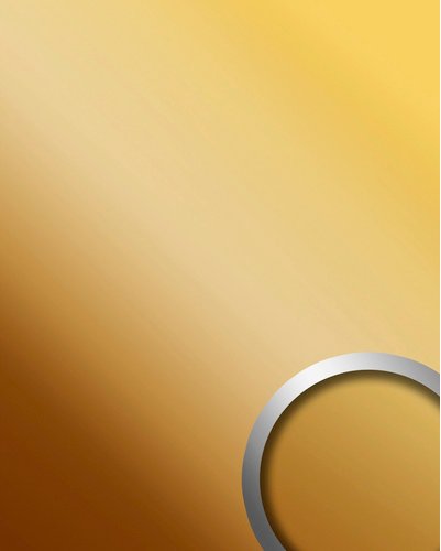 wallface Dekorpaneele, Spiegel, glatt - goldfarben