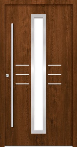 Splendoor Haustür »OMIS Prime«, Aluminium, in nussbaum - braun