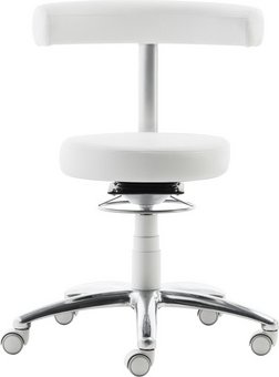 Mayer Sitzmöbel Drehstuhl »1280«, BxH: 65 x 65 cm, weiß - weiss