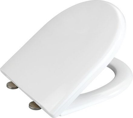 Thumbnail - WENKO WC-Sitz »Exclusive«, Breite: 365 mm, D-Form, Duroplast - weiss