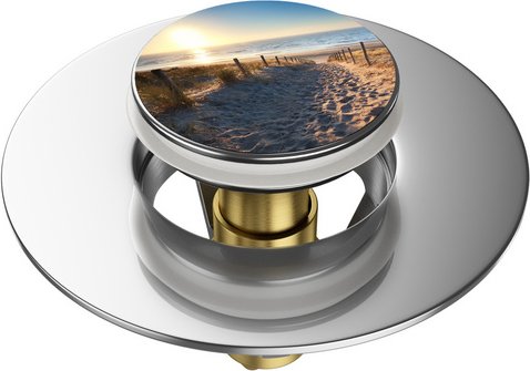 Sanilo Waschbeckenstöpsel »Düne«, 340 mm - 380 mm, Beige, Rund