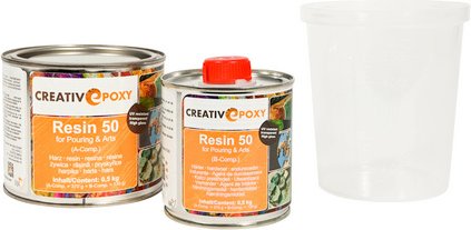 CREATIVePOXY Design-Gießharz, 500 g - transparent