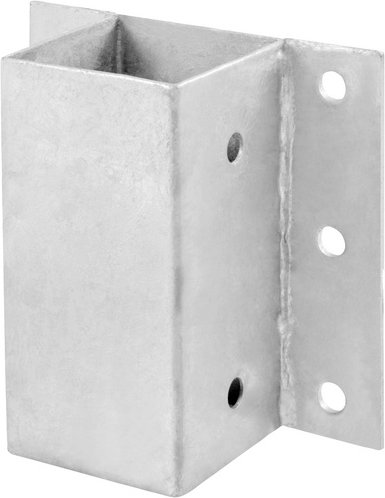 CONNEX Anschraubhülsen, Stahl, BxL: 120 x 150 mm - silberfarben