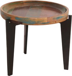 Thumbnail - SIT Beistelltisch »FIUME«, BxH: 46 x 42 cm, altholz/Metall - braun