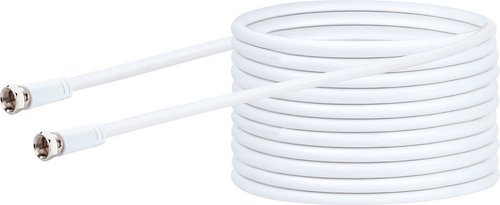 SCHWAIGER Verbindungskabel, SAT15 m 90dB weiss