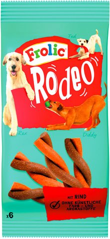 FROLIC Hundesnack »Rodeo Twistos«, Rind, 105 g
