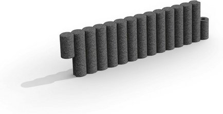 Thumbnail - TERRASOFT Begrenzungselement, 6er-Set, BxHxL: 8 x 27,5 x 100 cm, anthrazit - grau
