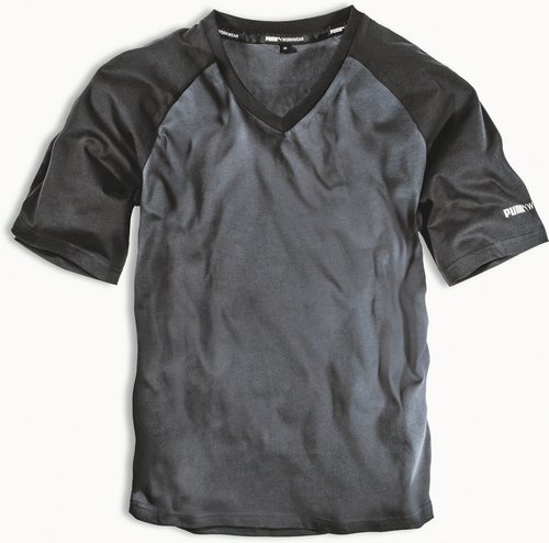 PUMA T-Shirt »CHAMP«, stahlgrau, Baumwolle, Größe: M